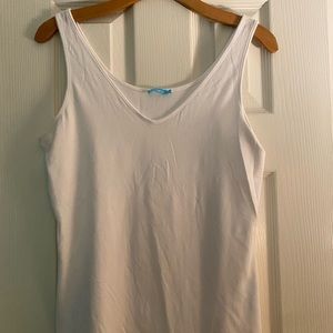 J McLaughlin white tank tee